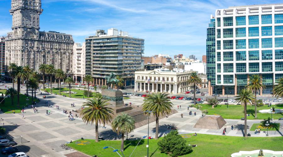 Wir bieten eine große Auswahl an Mietwagenoptionen in Montevideo